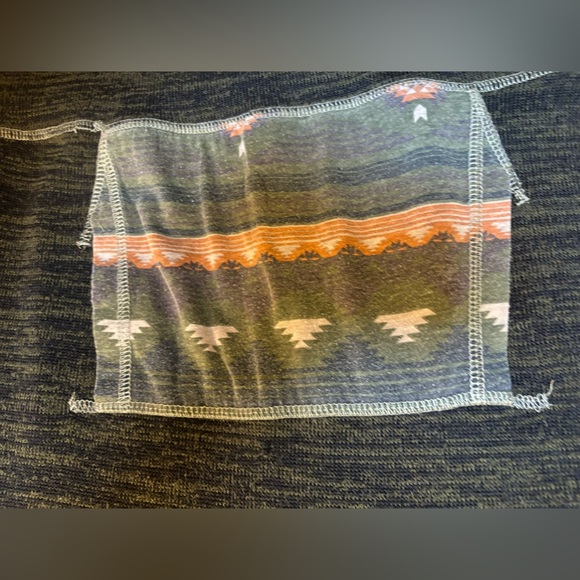 Western Panhandle Green Medium Hoodie Southwest jacket pockets olive army green - Picture 6 of 15